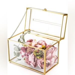 Amazon Okllen Glass Wedding Card Box